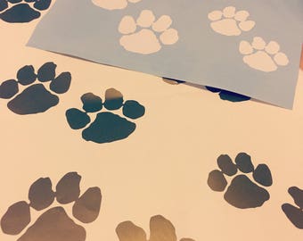 ClawsAndPawsLovers Puppy And Kitty Paw Print Vinyl Decals!!