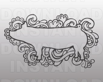 Download Show pig svg | Etsy