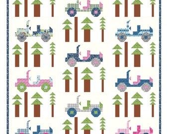 Jeepers Quilt Pattern by Kelli Fannin Quilt Designs KFQP128
