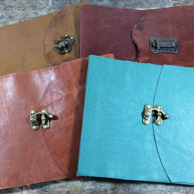 Handcrafted Leather Journals Indianapolis In. by bindingbee