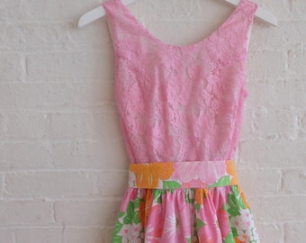 Tea Dress { rosa pink } size 0-2 / ON SALE