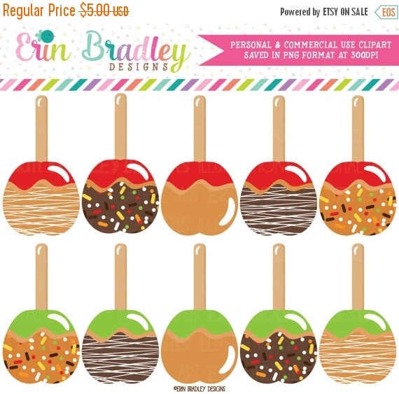 free clipart caramel apple - photo #44