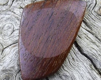 Wood Guitar Pick - Premium Quality - Handmade With Ipe (AKA Brazilian Walnut) - Actual Pick Shown - Artisan Guitar Pick