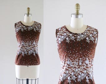 S A L E 1970's botanical tank