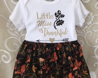 Thanksgiving Baby Outfit, Thanksgiving Baby, Thanksgiving Outfit, Thanksgiving dress, Little Miss Thankful, Thanksgiving Tutu,