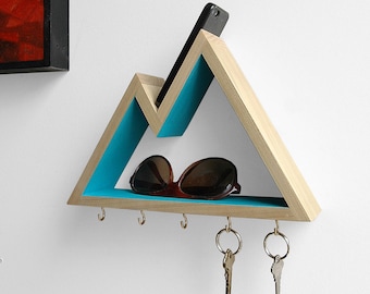 Mountain Key Rack and Entryway Organizer