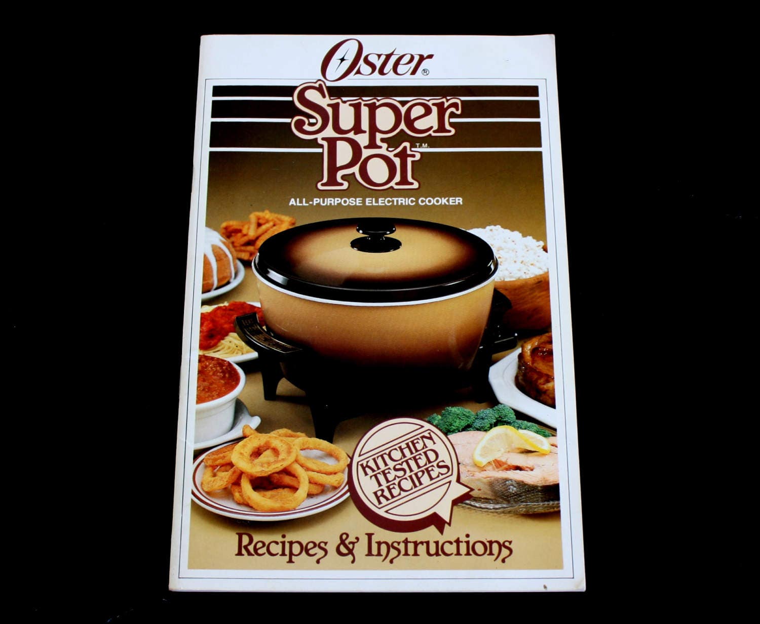Oster Super Pot Instruction Manual & Recipe Booklet for
