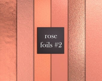 12 rose gold foil digital papers, rose gold digital papers, foil digital papers, rose gold backgrounds, rose gold textures DIGITAL DOWNLOAD