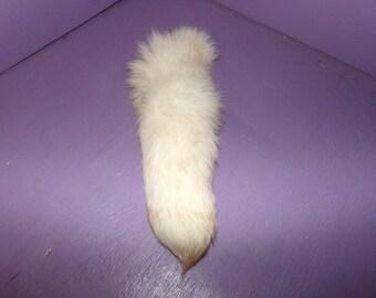 Real animal skin fur parts hide Huge Fox Tail tanned fly fishing
