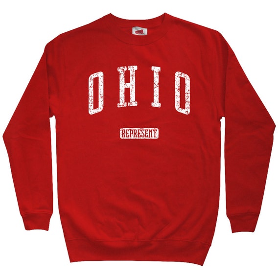 Ohio Represent Sweatshirt Men S M L XL 2x 3x Ohio