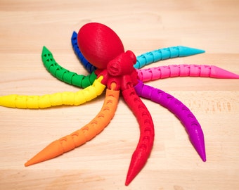 Mechanical Toy Gear Cube 3D Printed by 3DCentral on Etsy