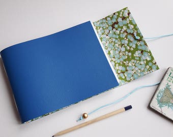 Landscape Artist Sketchbook, Landscape Journal, Art Sketchbook, Leather Sketchbook, Hand Bound Journal, Landscape Notebook, A5 Landscape