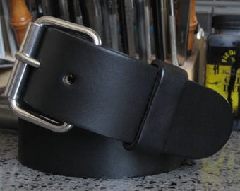 Black Leather Belt Mens Black Leather Belt Thick Leather Belt Bridle Leather Belt Leather Jeans Belt Custom Leather Belt Wide Leather Belt