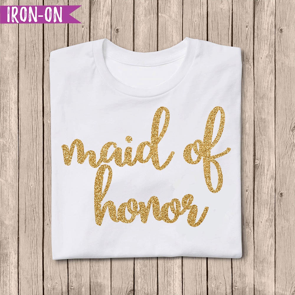 maid of honour t shirt