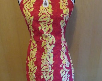 Vintage Hawaiian Mini Dress by Miken