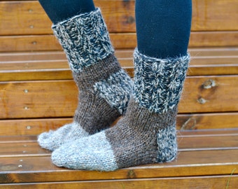 Hlín Icelandic Woolen Socks Handmade with by IcelandicKnitsbyAnna