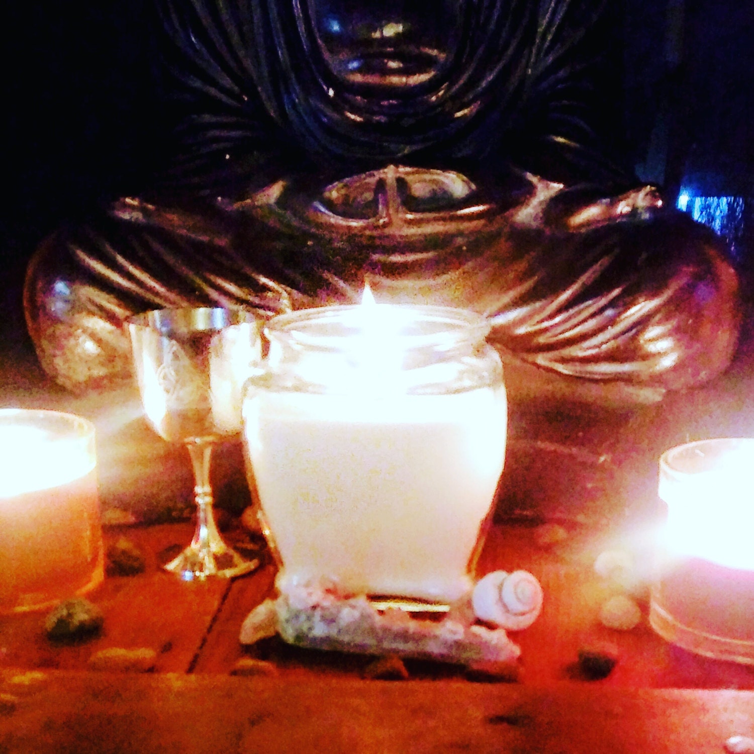 Spiritual healing candle