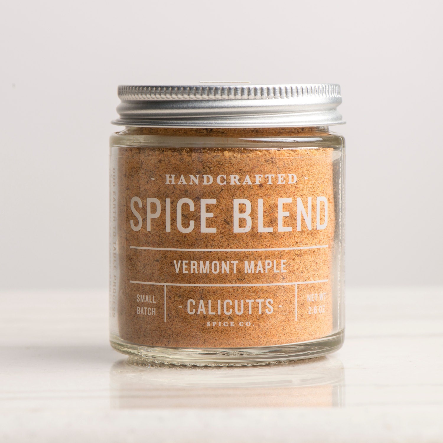 Vermont Maple Handcrafted Spice Blend 2.6 ounces in Glass