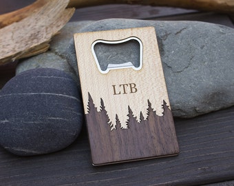 5th anniversary gift, wood anniversary, 5 year anniversary, bottle opener, wood gift, gift for husband, men anniversary gift,