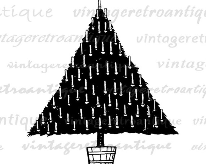 Christmas Tree Image Printable Download Graphic Digital Artwork Jpg Png Eps HQ 300dpi No.2446