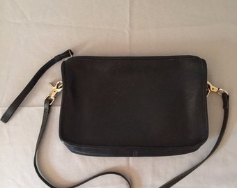 Items similar to Leather Satchel Messenger Bag, Purse SMALL - Charcoal ...