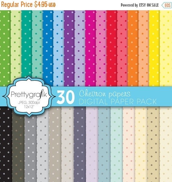 80% OFF SALE polka dot digital paper, commercial use, scrapbook papers, background - PS581 Il_570xn