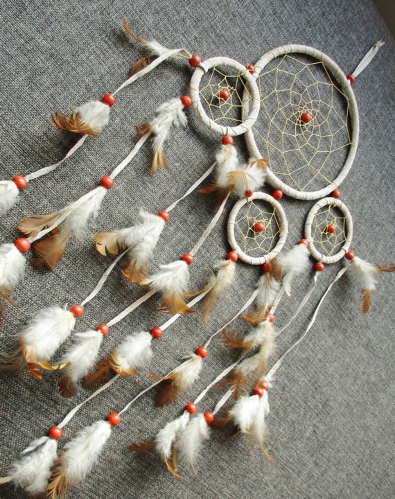 Dream Catcher Wall Hanging Large Dreamcatcher Feathers Wood