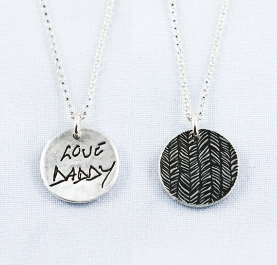 Memorial Jewelry Signature Necklace Your Loved One's