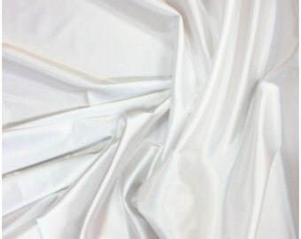 White Stretch Satin, polyester spandex satin fabric shiny stretch satin fabric dress shirt lingerie
