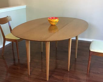 6' Mid-Century Modern Edward Wormley for Dunbar Drop-Leaf Dining Table