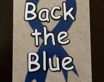 Download Back the Blue SVG DXF Police Decal Police Support