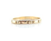 Items similar to Bristol  14k Gold  Eternity Wedding  Band  