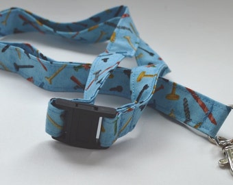 Nails and Screws Lanyard - ID Holder