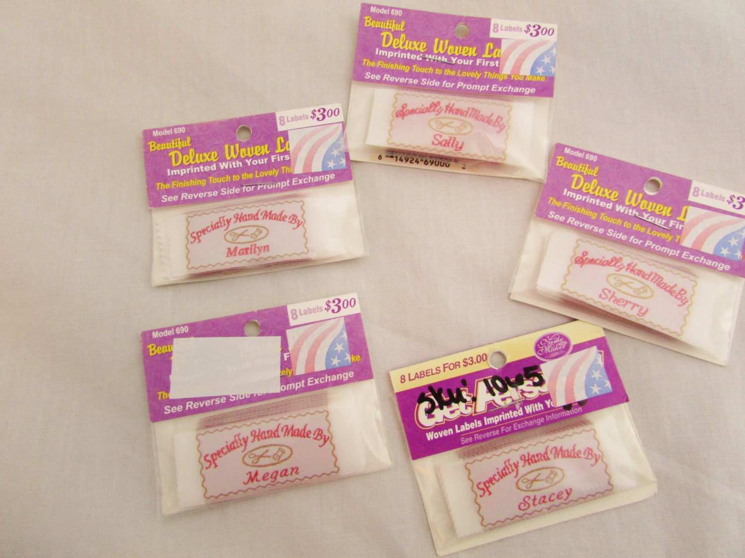 Marilyn Specially Hand Made by Marilyn Sew On Labels