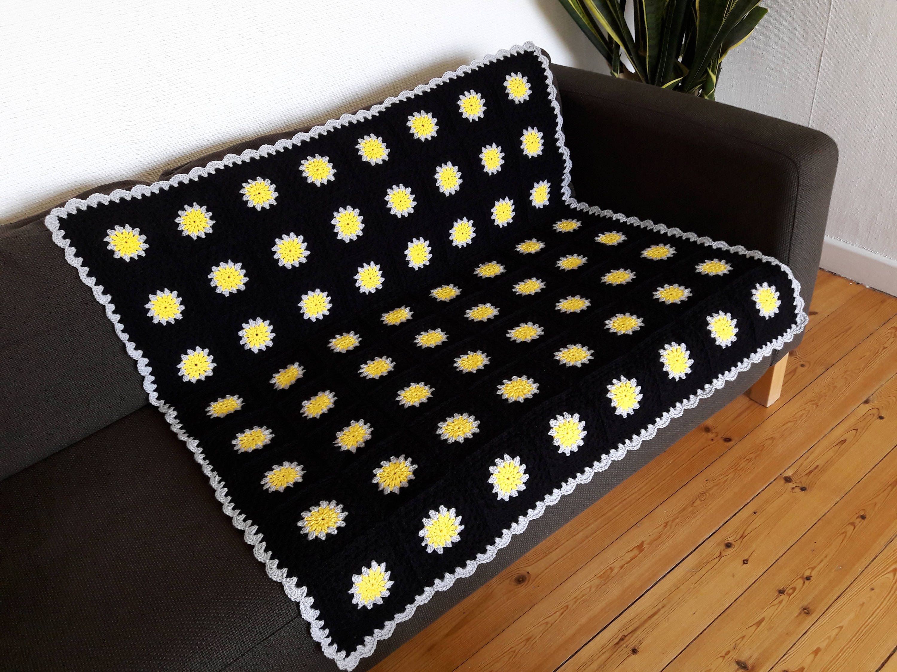Grey Throw Yellow Throw Black Throw Blanket Grey Blanket Black