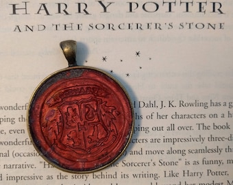 Harry Potter Letter Seal Necklace Charm