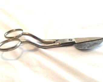 Vintage Roberts made in Germany Candle Wick Cutter Snuffer Scissors 6" x 2"