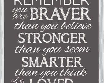 Promise me you'll always remember Winnie the Pooh quote