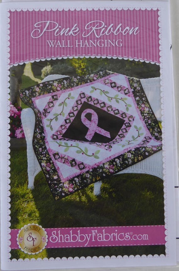 pattern pink ribbon wall hanging pattern by shabby fabrics 44 quot x 44 quot fast shipping pt472 from pattern pink ribbon wall hanging pattern by shabby fabrics 44 quot x 44 quot fast shipping pt472 from
