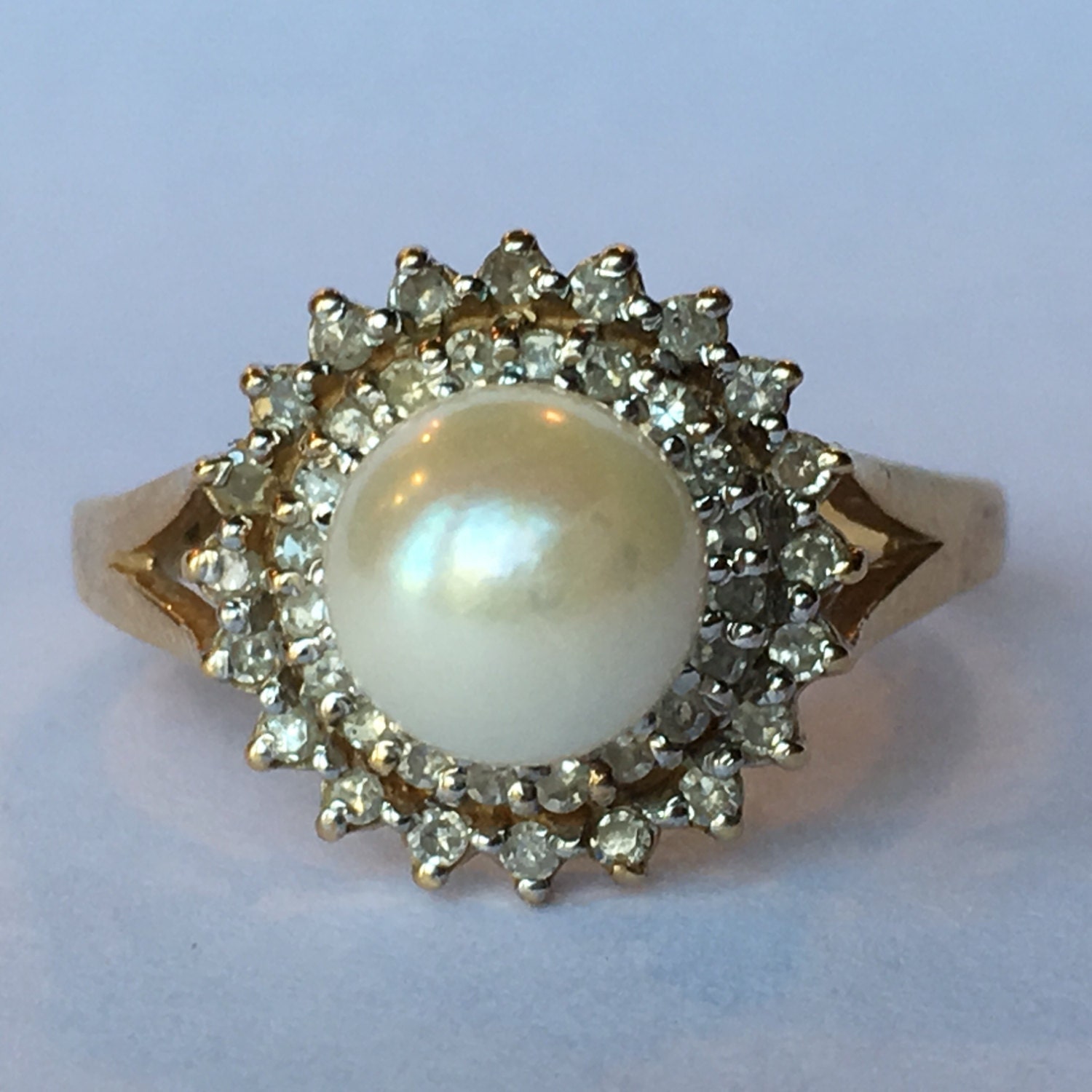 Antique Pearl Claddagh Ring Celtic Rings Ltd
