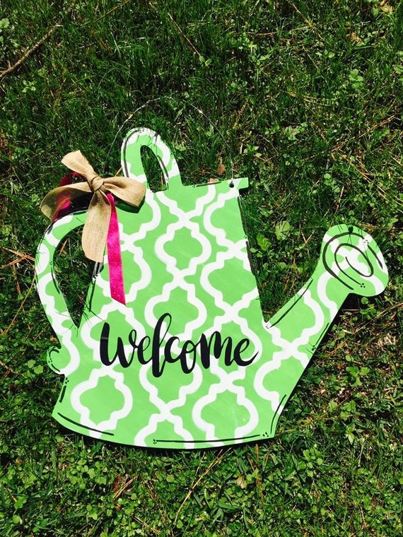 Watering Can Door Hanger