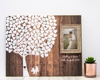 Wedding Guestbook - Custom Guest Book - Alternative Wedding Guest Books - Rustic Unique Guest Book - Book Alternative