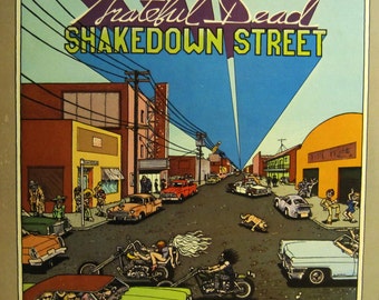 Rare Original '78 The GRATEFUL DEAD Shakedown Street Arista Records Vinyl Press Lp !!! L@@K !!! Robert Crumb !!! Jerry Garcia !!! Psych Funk