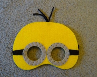 Printable Minion Mask 2 Eye Minion Cartoon Character Mask