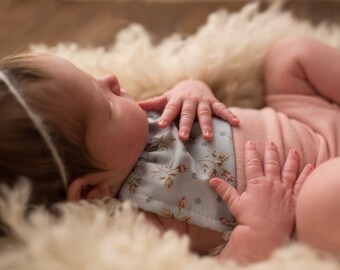 Newborn Romper-- Newborn Floral Romper-- Newborn Photography Props