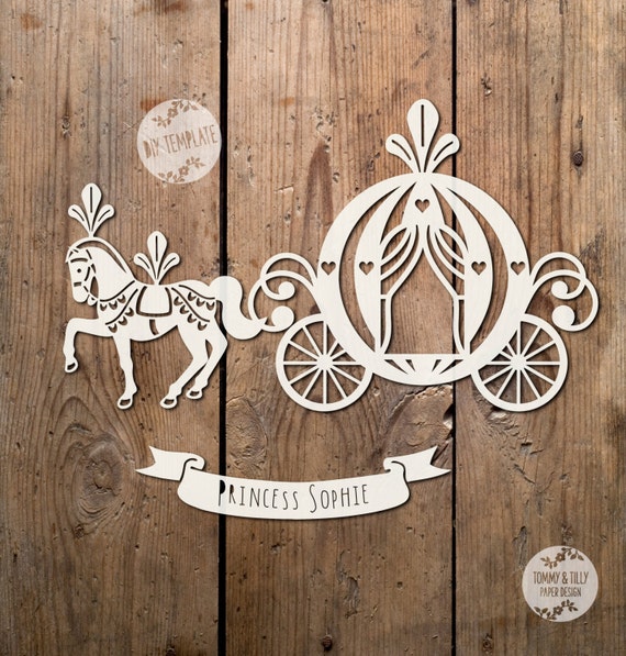 Free Free 333 Princess Carriage Template SVG PNG EPS DXF File