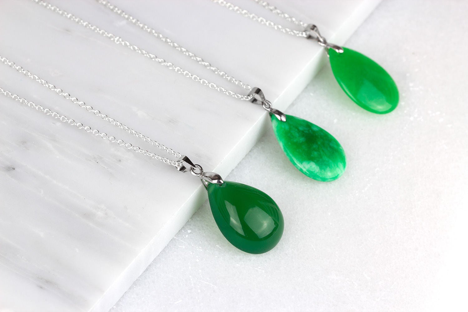 Green Jade Pendant/ Carved Jade Pendant/ Green Jade Necklace/