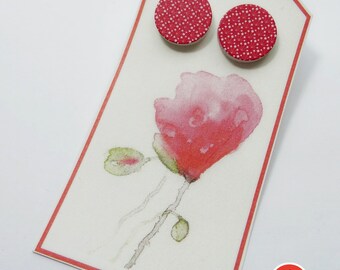 dots - wood studs