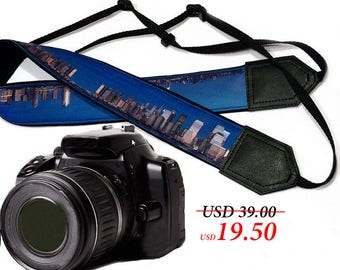 City camera strap. Photography. DSLR / SLR Camera Strap. Camera accessories.