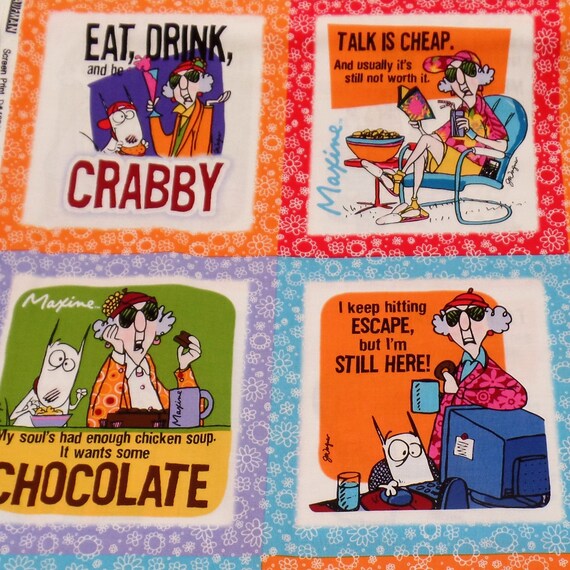 Maxine Cotton Panel Fabric Quilt Shop quality 100 Percent Kona Cotton